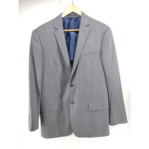 HART SCHAFFNER MARX Men's Sport Coat 42R Light Gray Wool Blazer 10 Pocket 42 Reg